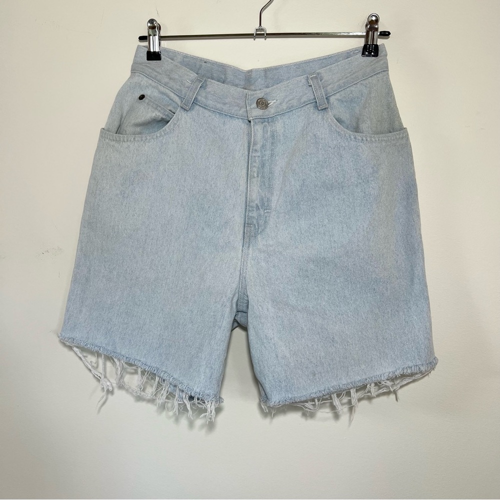 Vintage Gitano Blue Jean Shorts Frayed Hem
